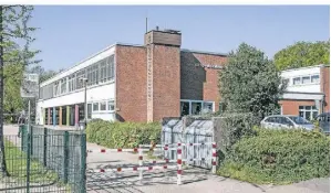 ?? FOTO: LARS FRÖHLICH ?? An der Otto-willmann-schule in Voerde werden aktuell die Toiletten-anlagen saniert.