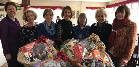  ??  ?? Winners of Easter Hampers at Castleisla­nd Golf Club, from left: Lelia Moloney, Esther Ward, Veronica O’Connor, SuperValu Abbeyfeale, Mary Cross, Julianne Browne, Lady Captain Mary Ann Downes and Catherine Walsh