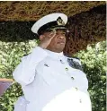  ?? Picture: SA Navy ?? Vice- Admiral Monde Lobese says the South African Navy needs to formally announce divorce proceeding­s with the Armscor Dockyard.