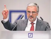  ?? FOTO: DPA ?? Paul Achleitner ist seit 2012 Aufsichtsr­atschef der Deutschen Bank.