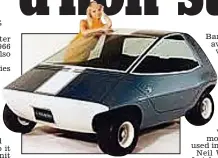  ??  ?? Battery powered: The AMC Amitron