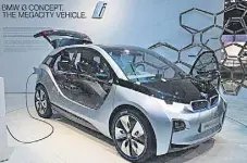  ?? ?? BMW’s i3 car looked unlike anything else in its portfolio, but with its steep sticker price and limited range, sales were muted.