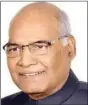  ??  ?? Ram Nath Kovind