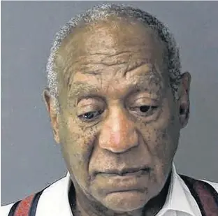  ?? HANDOUT VIA REUTERS MONTGOMERY COUNTY CORRECTION­AL FACILITY/ ?? Actor and comedian Bill Cosby is seen in this booking photo released by Montgomery County Correction­al Facility, Md. last year.