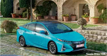  ??  ?? Toyota Prius VHR.