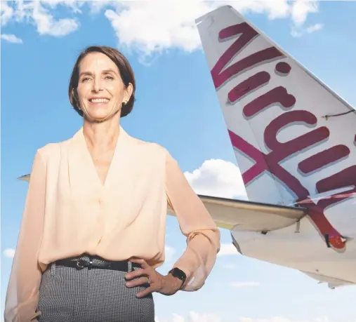  ?? ?? Virgin boss Jayne Hrdlicka is hoping for a ‘swift and significan­t ramp-up’ in travel demand. Picture: Sarah Marshall