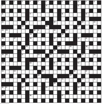  ??  ?? CHOOSE CRYPTIC OR QUICK, THE ANSWERS ARE EXACTLY THE SAME. FOR TODAY’S SOLUTIONS, CALL NOW
OTHERWISE SOLUTIONS WILL APPEAR IN MONDAY’S PAPER. Calls cost 65p per minute plus your telephone company’s network access charge. Helpline: DMG Media Mobile &...