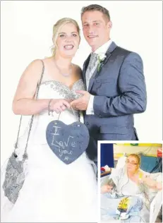  ??  ?? Katy Chapman-King was battling cancer when she got married, helped by Pilgrim’s Hospice