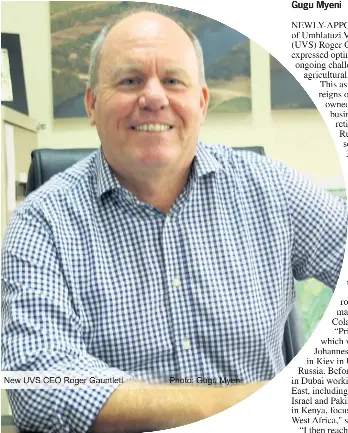 New CEO at helm of Umhlatuzi Valley Sugar - PressReader