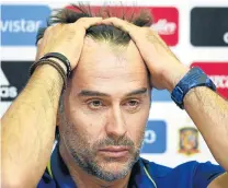  ?? Picture: AFP ?? A REAL SWITCH: Spain's coach Julen Lopetegui will resign from national duties after the 2018 World Cup to join Real Madrid. He will replace Zinedine Zidane who left Real after winning the Champions League trophy