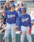  ?? MARK J. REBILAS/USA TODAY SPORTS ?? Shohei Ohtani and Mookie Betts are two of the highest-paid players on the Dodgers.