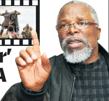  ?? Picture: VATHISWA RUSELO ?? THEATRE ICON: John Kani plays King T’Chaka in ‘Black Panther’