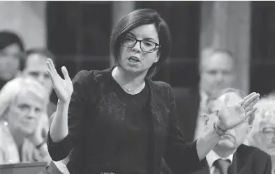  ?? ADRIAN WYLD / THE CANADIAN PRESS FILES ?? NDP MP Niki Ashton was one of the top 10 spenders, racking up office expenses of $551,275 in the last fiscal year.