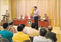  ?? DIANA SOTOMAYOR / EXPRESO ?? La reunión se realizó en el auditorio del Colegio de Médicos del Guayas.