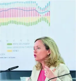  ?? EUROPA PRESS ?? Nadia Calviño, ministra de Asuntos Económicos