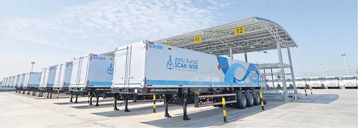  ??  ?? SCN provides compressed natural gas for trucks and other large commercial vehicles. The company continues to expand into natural gas for industrial use.