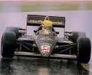  ??  ?? Ayrton Senna Scomparso a 34 anni. In F.1 1984-1994: 3 mondiali, 41 vittorie, 65 pole