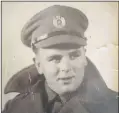 ??  ?? Thomas Page in his wartime Royal Engineer days