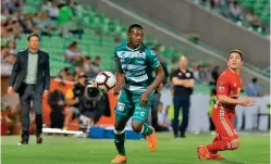  ??  ?? Marlos Moreno fue otros de los que sigue mostrando su gran nivel de juego