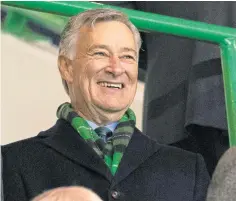  ?? ?? Hibs owner Ron Gordon wished Ross luck in his new role.