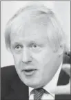  ??  ?? Boris Johnson