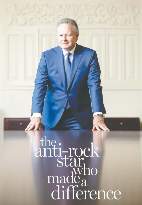  ?? DARREN BROWN FOR NATIONAL POST ?? Stephen Poloz, Governor of the Bank of Canada, in July 2018. His term ends on June 2 when he hands over the reins to Tiff Macklem.