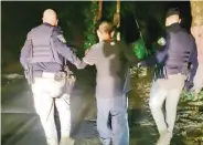  ?? ?? ARRESTADO. Agentes detuvieron ayer al sexagenari­o acusado.