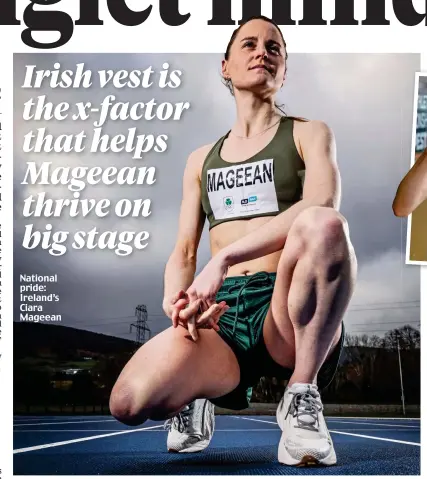  ?? ?? National pride: Ireland’s Ciara Mageean