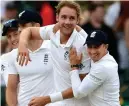  ??  ?? WHAT A DAY: Broad took 6-17