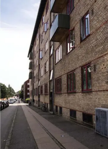  ?? FOTO: JONAS OLUFSON ?? Foreningen, hvor Tanja Larsson ejer en andel i København, har ca. 390 andelsboli­ger.