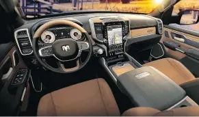  ?? —RAM ?? The interior of the Ram 1500 is handsomely appointed.