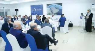  ?? –Shabin E ?? DELIBERATI­ONS: The workshop involved strategic partners Middle East Media Research Centre, Islamic Developmen­t Bank and the Morocco’s National Office for Electricit­y &amp; Potable Water.