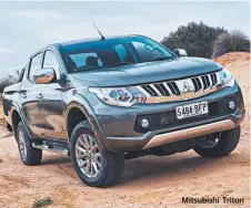  ??  ?? Mitsubishi Triton