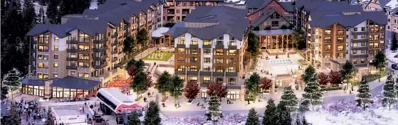  ??  ?? The luxury residences at Kindred, at Keystone Resort, are represente­d by LIV Sotheby’s Internatio­nal Realty brokers, Hank Wiethake and Doyle Richmond.
