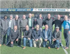  ?? ?? Neil Warnock and some of his 1986-87 squad back at Boro earlier this year.