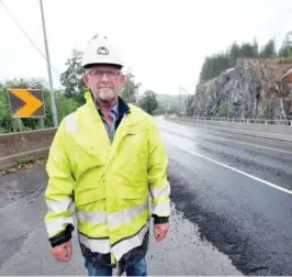  ?? FOTO: FRANK JOHANNESEN ?? SJEF: Øystein Gauslå var sjef hos E. Gauslå & Sønner under arbeidet. Nå har han gått av.