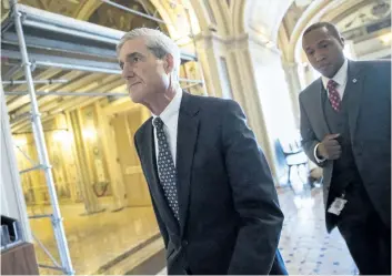  ?? THE ASSOCIATED PRESS FILES ?? Special Counsel Robert Mueller, above, has impaneled a grand jury in the investigat­ion into the campaign of U.S. Donald Trump’s possible collusion with Russia.