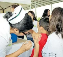  ?? /CORTESÍA IMSS ?? Los niños de más de 12 meses solo deben recibir una dosis por año