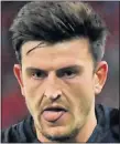  ??  ?? WHIRLWIND: Harry Maguire