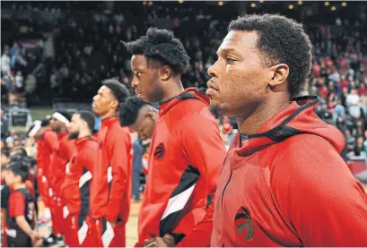  ?? RON TURENNE NBAE VIA GETTY IMAGES ?? Kyle Lowry says the Raptors have “true profession­als and guys that want to win” as they chase a second straight championsh­ip.