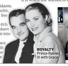  ?? ?? ROYALTY Prince Rainier III with Grace