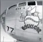  ??  ?? Bockscar B-29 bomber