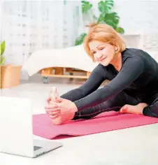  ??  ?? Stretch yourself with yoga. PA Photo/iStock