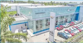  ?? Picture: SUPPLIED ?? Vision Motors Chevrolet showroom in Vatuwaqa.