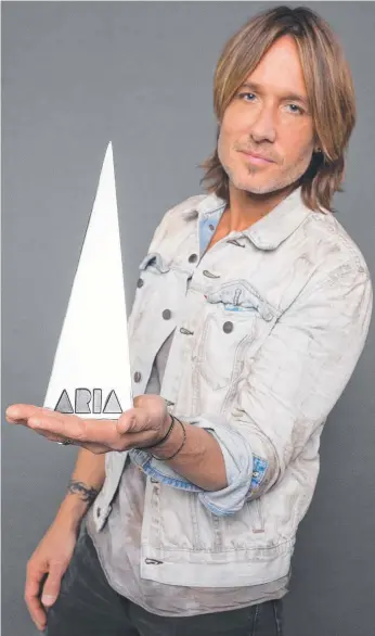  ??  ?? Keith Urban will host this year’s ARIA Awards at The Star in Sydney.