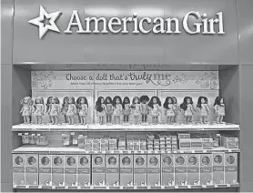  ?? ROBERT DEUTSCH, USAT ?? American Girl was founded in Middleton in 1986 by Pleasant Rowland.