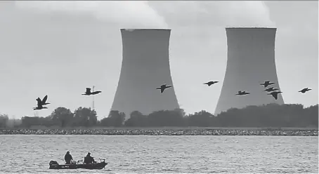  ?? JASON KRYK ?? The Chatham-Kent health unit says residents in the extreme western part of the region will be provided with potassium iodide (KI) pills to protect them in case of a nuclear incident at the The Enrico Fermi Nuclear Generating Station, on Lake Erie across from Amherstbur­g.