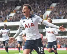  ?? JULIAN FINNEY GETTY IMAGES ?? Dele Alli and Tottenham of the English Premier League will play three matches in the Internatio­nal Champions Cup, facing Paris-St. Germain, AC Roma and Manchester City.