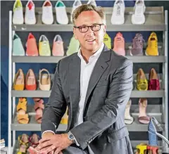  ?? FOTO: KAI KITSCHENBE­RG / FFS ?? Heinrich Deichmann (57) führt das Essener Familienun­ternehmen in dritter Generation.