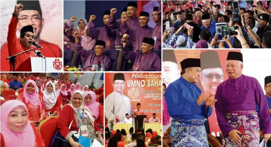  ??  ?? Target
division: Najib and Dr Ahmad Zahid made it a point to officiate at the divisions that are said to be having problems at the leadership level.